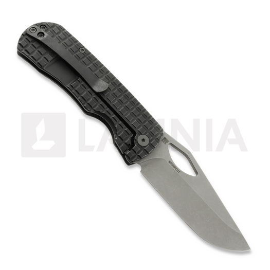 Coltello pieghevole McNees Custom Knives Little Dixon, Antique Frag Titanium