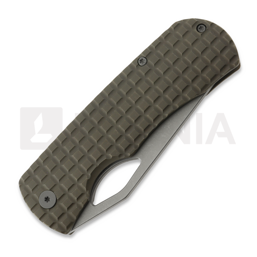 Coltello pieghevole McNees Custom Knives Little Dixon, Bronze Frag Titanium