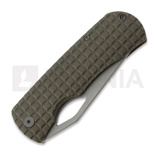 Coltello pieghevole McNees Custom Knives Little Dixon, Bronze Frag Titanium