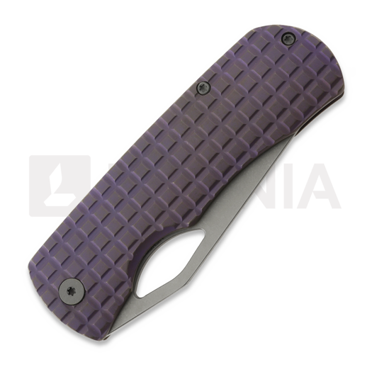 Couteau pliant McNees Custom Knives Little Dixon, Violet Frag Titanium