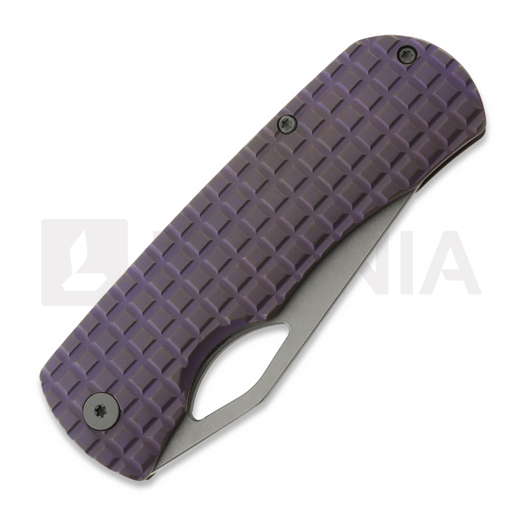 Couteau pliant McNees Custom Knives Little Dixon, Violet Frag Titanium