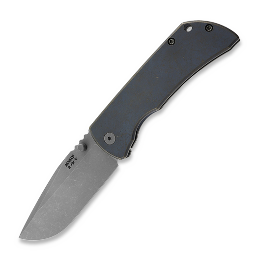 Складний ніж McNees Custom Knives MAC2 3.5 - ATOMIC - BLU/BRZ
