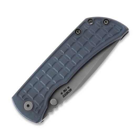 Складной нож McNees Custom Knives MAC2 3.5 - ATOMIC - BLU/BRZ - FRAG