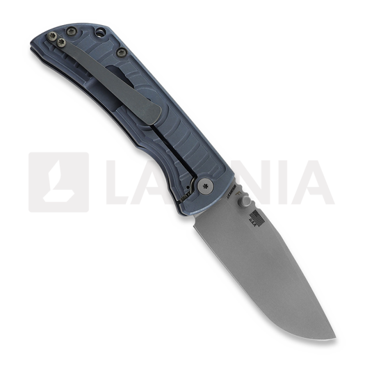 Складной нож McNees Custom Knives MAC2 3.5 - ATOMIC - BLU/BRZ - SHOCKWAVE