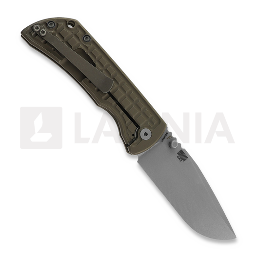 McNees Custom Knives MAC2 3.5 - ATOMIC - BRONZE - FRAG kääntöveitsi