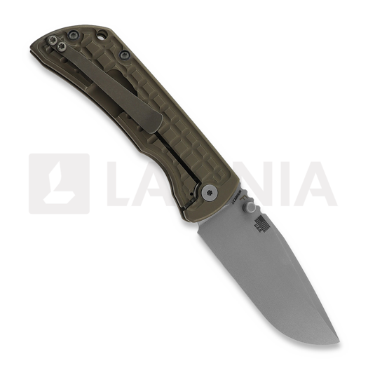 Coltello pieghevole McNees Custom Knives MAC2 3.5 - ATOMIC - BRONZE - FRAG