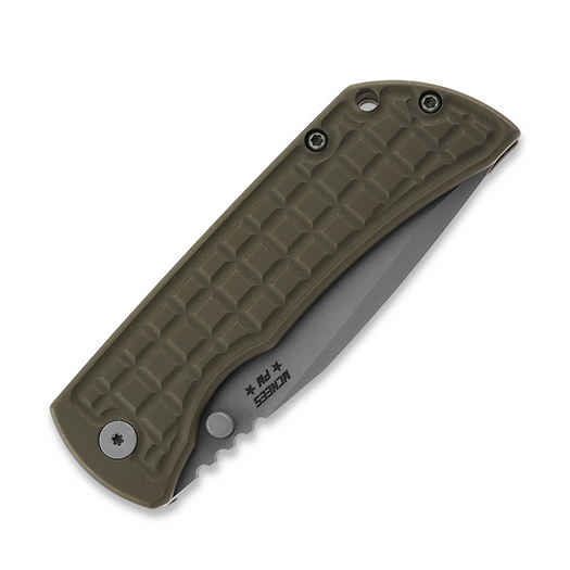 Coltello pieghevole McNees Custom Knives MAC2 3.5 - ATOMIC - BRONZE - FRAG