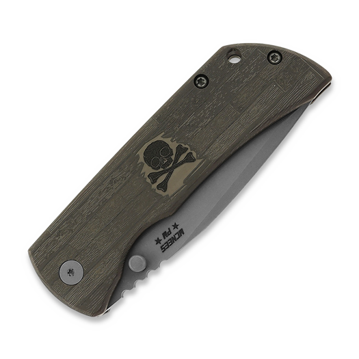 McNees Custom Knives MAC2 3.5 - ATOMIC - BRONZE - SHIPWRECK