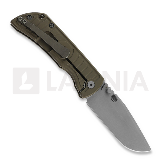 McNees Custom Knives MAC2 3.5 - ATOMIC - BRONZE - SHOCKWAVE k&auml;&auml;nt&ouml;veitsi