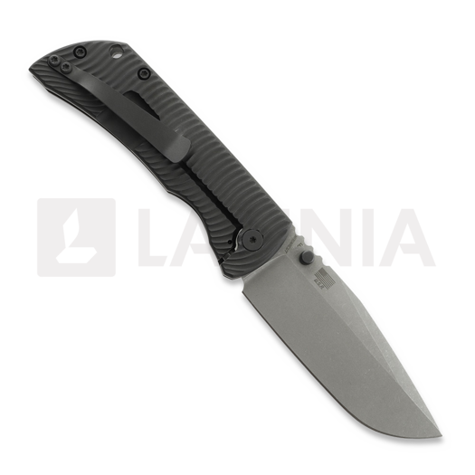 Складной нож McNees Custom Knives MAC2 3.5 - ATOMIC DP - BLK/BLK - SWERVE - SG