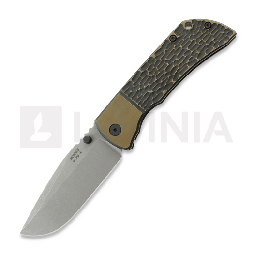 Saliekams nazis McNees Custom Knives MAC2 3.5 - ATOMIC DP - BLK/BRZ - JIGGED BLSTR - SG