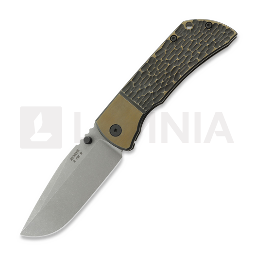 McNees Custom Knives MAC2 3.5 - ATOMIC DP - BLK/BRZ - JIGGED BLSTR - SG 접이식 나이프