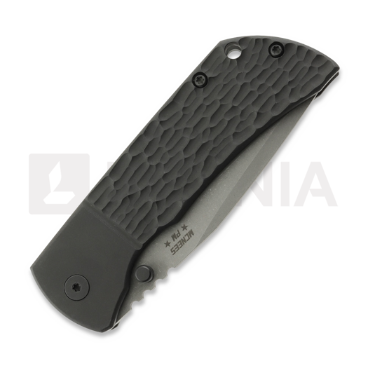 Coltello pieghevole McNees Custom Knives MAC2 3.5 - ATOMIC DP - BLKOUT - JIGGED BLSTR - SG