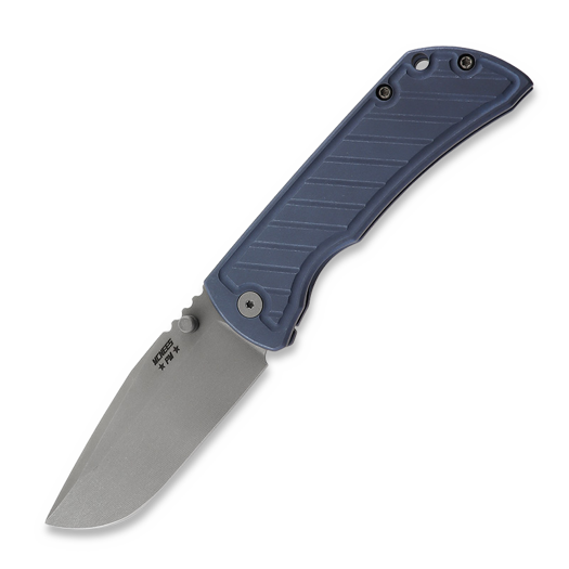 McNees Custom Knives MAC2 3.5 - ATOMIC DP - BLU/BRZ - FASTBACK - SG összecsukható kés