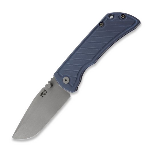 Navalha McNees Custom Knives MAC2 3.5 - ATOMIC DP - BLU/BRZ - FASTBACK - SG
