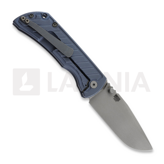 Складной нож McNees Custom Knives MAC2 3.5 - ATOMIC DP - BLU/BRZ - FASTBACK - SG