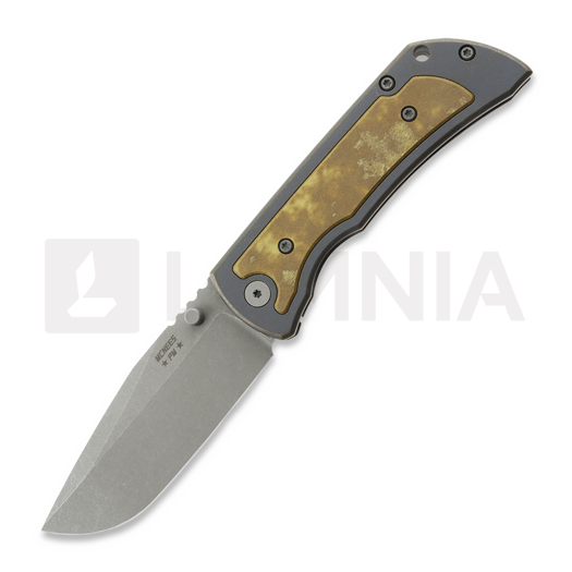 Navalha McNees Custom Knives MAC2 3.5 - ATOMIC DP - BLU/BRZ - SANDSTORM - SG