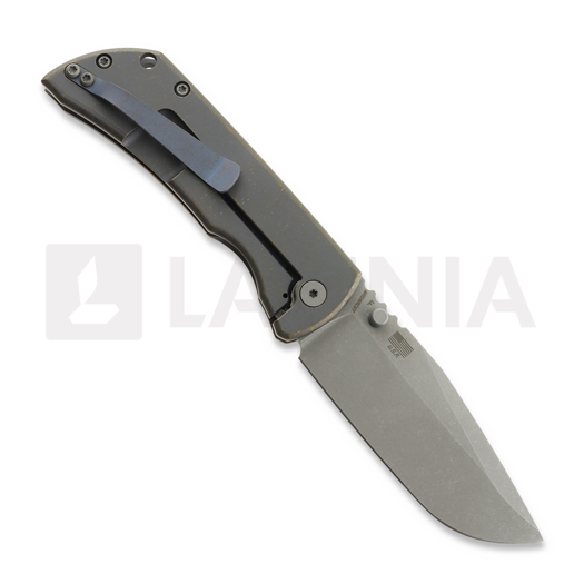 Складной нож McNees Custom Knives MAC2 3.5 - ATOMIC DP - BLU/BRZ - SANDSTORM - SG