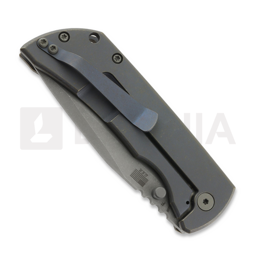 Zavírací nůž McNees Custom Knives MAC2 3.5 - ATOMIC DP - BLU/BRZ - SMOOTH - SG