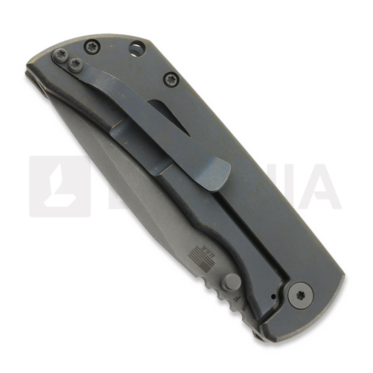 McNees Custom Knives MAC2 3.5 - ATOMIC DP - BLU/BRZ - SPEEDHOLES - SG vouwmes