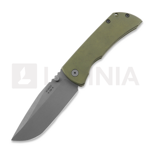 Liigendnuga McNees Custom Knives MAC2 3.5 - ATOMIC DP - GRN/BRZ - SMOOTH - SG