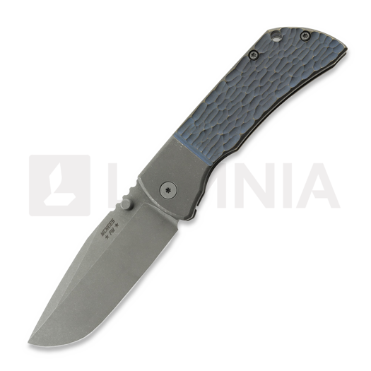 McNees Custom Knives MAC2 3.5 - ATOMIC DP - STW/BLU - JIGGED BLSTR - SG 접이식 나이프