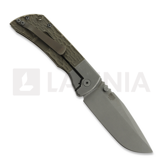 Nóż składany McNees Custom Knives MAC2 3.5 - ATOMIC DP - STW/BRZ - JIGGED BLSTR - SG