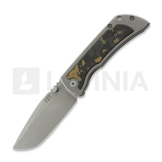 McNees Custom Knives MAC2 3.5 - ATOMIC DP - STW/STW - COWBOY - SG sulankstomas peilis