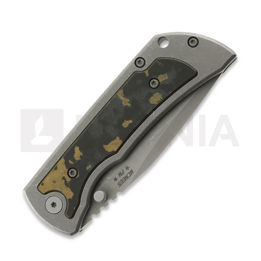 McNees Custom Knives MAC2 3.5 - ATOMIC DP - STW/STW - COWBOY - SG foldekniv