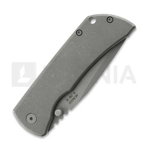 McNees Custom Knives MAC2 3.5 - ATOMIC DP - STW/STW - SMOOTH - SG k&auml;&auml;nt&ouml;veitsi