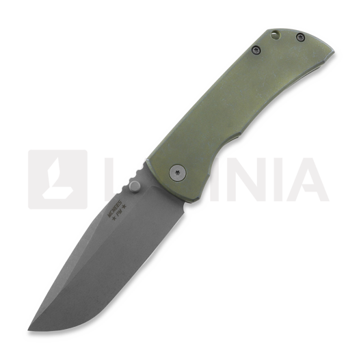 Складний ніж McNees Custom Knives MAC2 3.5 - ATOMIC - GRN/BLU - SMOOTH