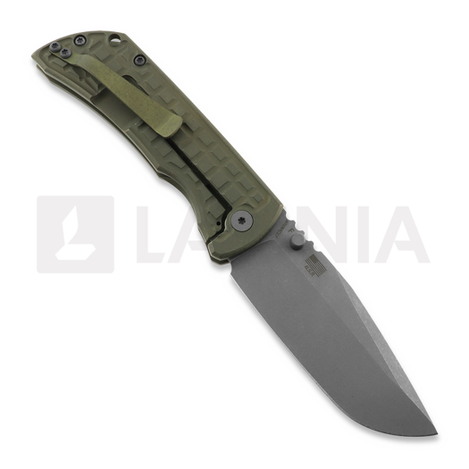 Zavírací nůž McNees Custom Knives MAC2 3.5 - ATOMIC - GRN/BRZ - FRAG