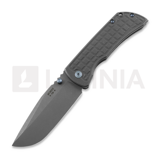 McNees Custom Knives MAC2 3.5 - ATOMIC - SW - FRAG - w/Blue HW összecsukható kés