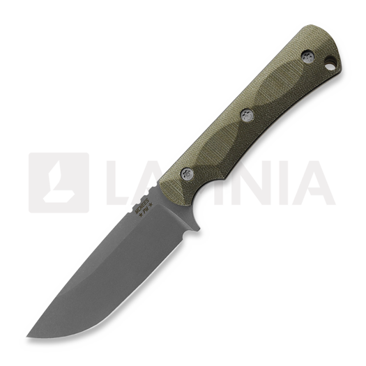 McNees Custom Knives Ridge Runner - Atomic - Green Micarta knife