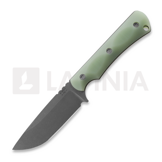 Nůž McNees Custom Knives Ridge Runner - Atomic - Jade G10