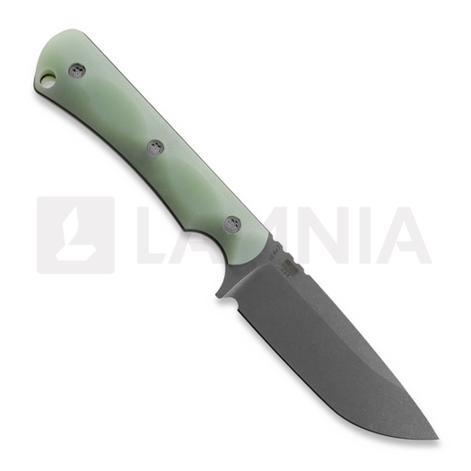 McNees Custom Knives Ridge Runner - Atomic - Jade G10 kniv