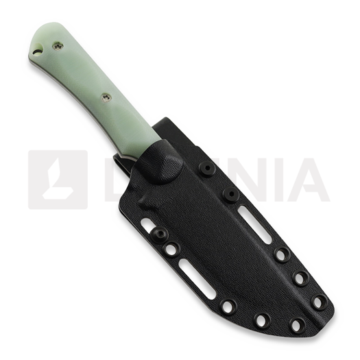 McNees Custom Knives Ridge Runner - Atomic - Jade G10 kniv