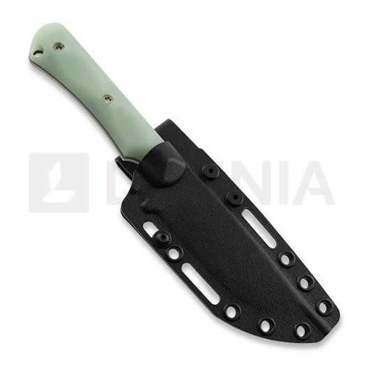Coltello McNees Custom Knives Ridge Runner - Atomic - Jade G10