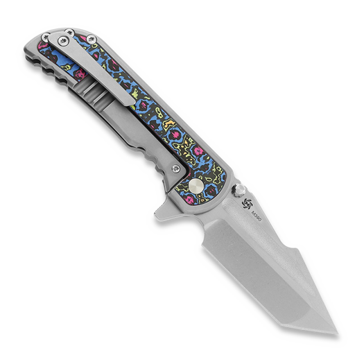 Mechforce Alphahunter Collab Apocalypse sulankstomas peilis, 80's Carbon Ceramic