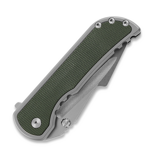 Coltello pieghevole Mechforce Alphahunter Collab Apocalypse, OD Green Micarta