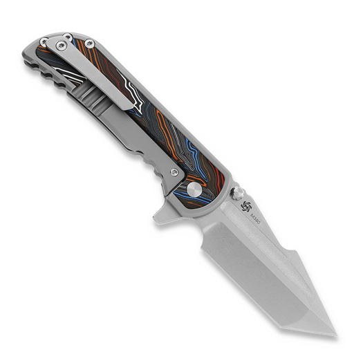 Mechforce Alphahunter Collab Apocalypse sulankstomas peilis, Topo G10