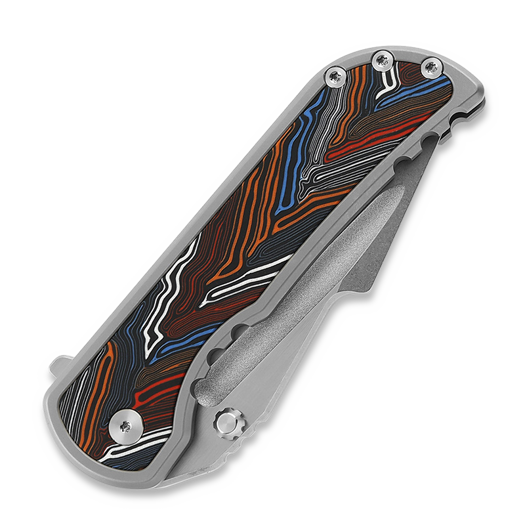 Mechforce Alphahunter Collab Apocalypse sulankstomas peilis, Topo G10