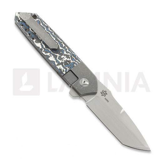 Mechforce Carey Collab Roadster folding knife, Blue Frost