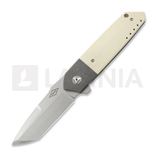 Mechforce Carey Collab Roadster סכין מתקפלת, Ivory G10