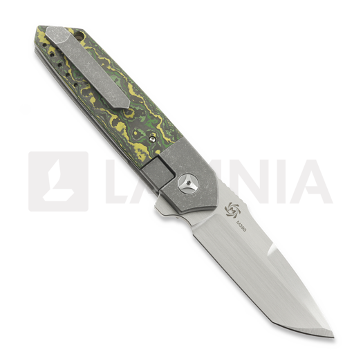 Mechforce Carey Collab Roadster folding knife, Toxic Green
