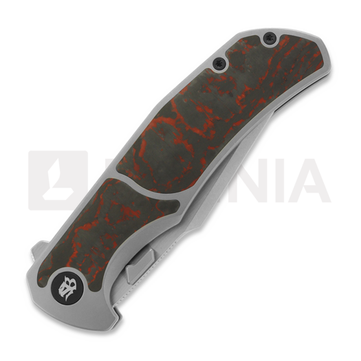 Coltello pieghevole Mechforce Jim Skelton Collab, Hellraiser FS, Lava Flow