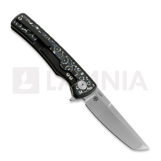 Mechforce Kilby Collab Integral sulankstomas peilis, Black, Fatcarbon Frost