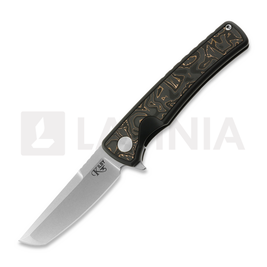 มีดพับ Mechforce Kilby Collab Integral, Black Ti handle, Copper Foil CF