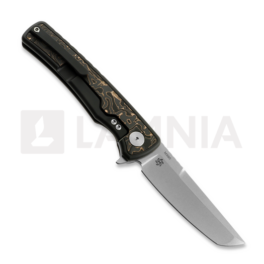 Mechforce Kilby Collab Integral sulankstomas peilis, Black Ti handle, Copper Foil CF
