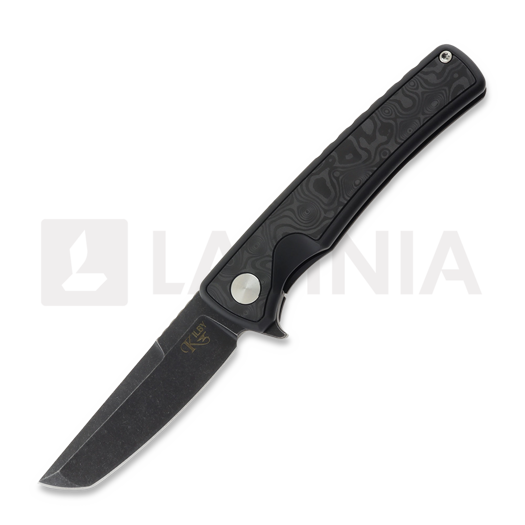 Mechforce Kilby Collab Integral folding knife, Ti Fatcarbon Black Dune